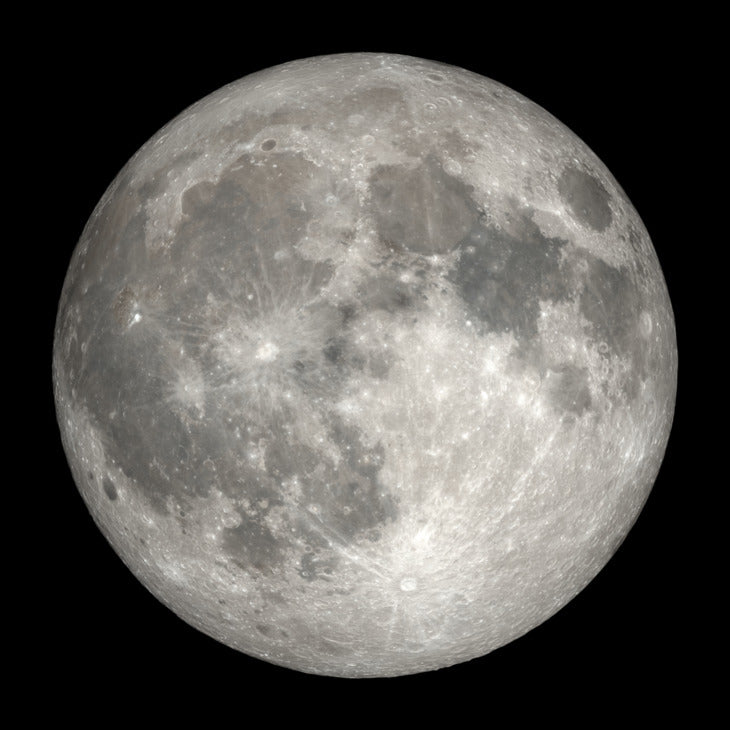 NASA visualization of the Moon on April 23, 2024.